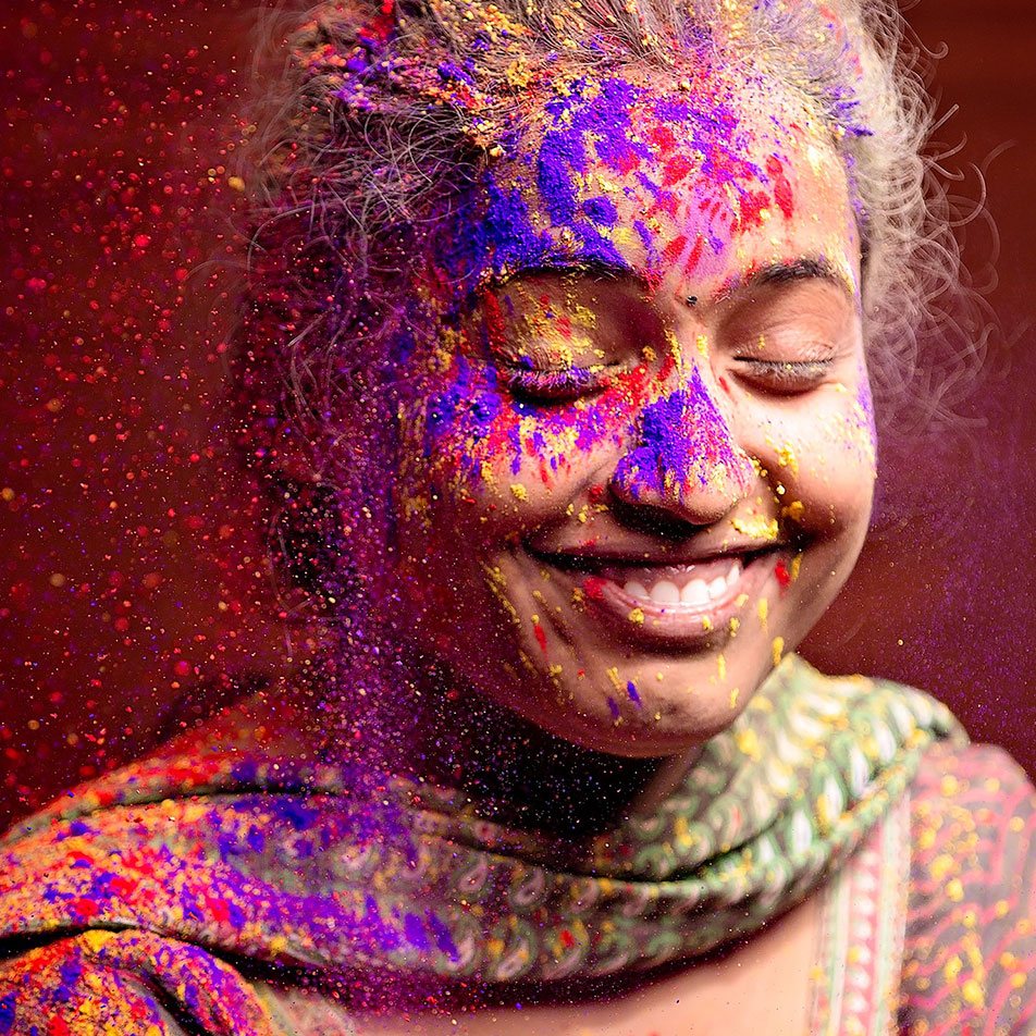 Colourful Pre Holi Photoshoot 2018 by Rishish Pandey